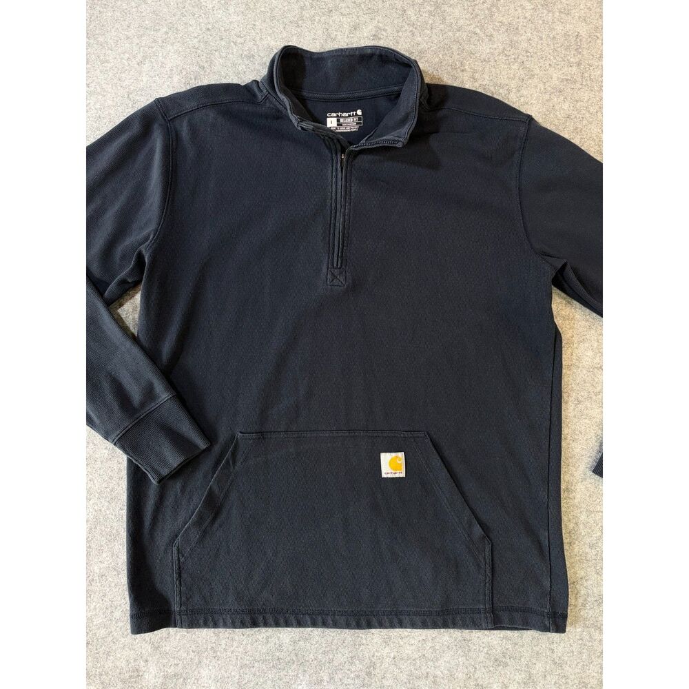 Carhartt Midweight Quarter Zip Workwear Relaxed Fit Sz L $65 Athleisure Outdoors